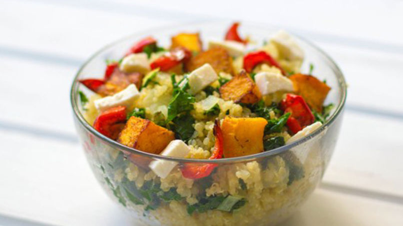 Ensalada de Calabaza Rostizada y Quinoa