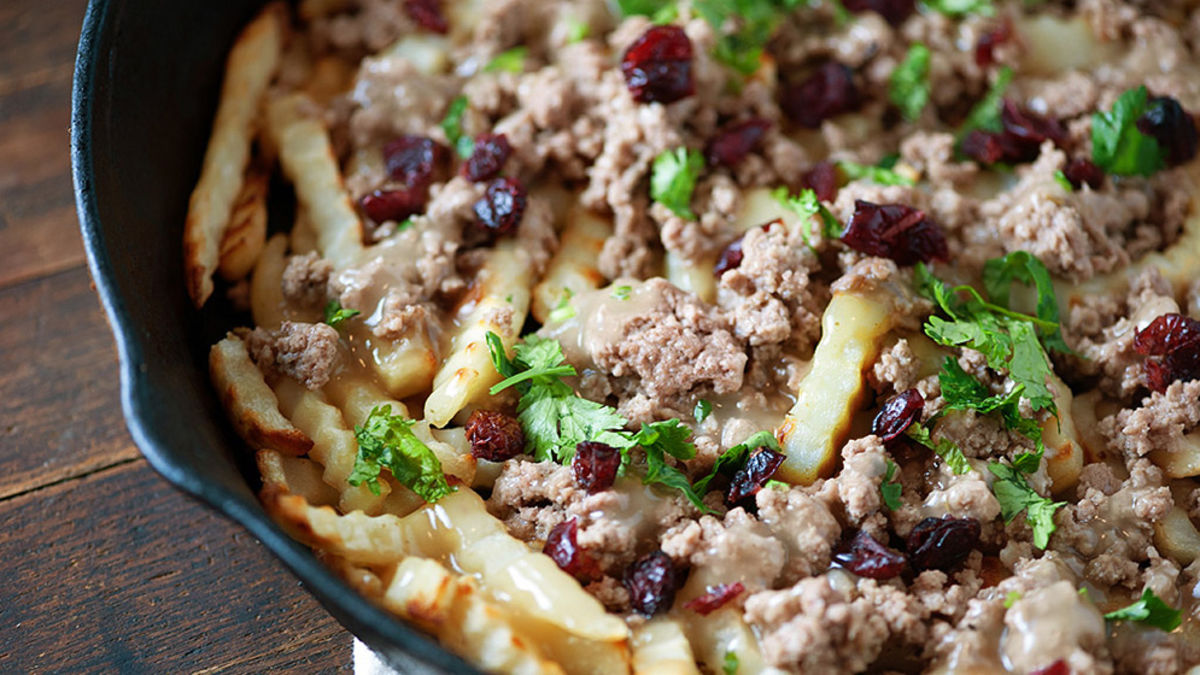 Thanksgiving Poutine with Turkey Gravy