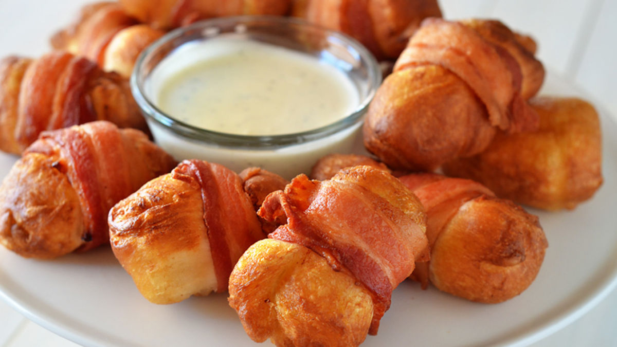 Chicken-Bacon Ranch Bombs