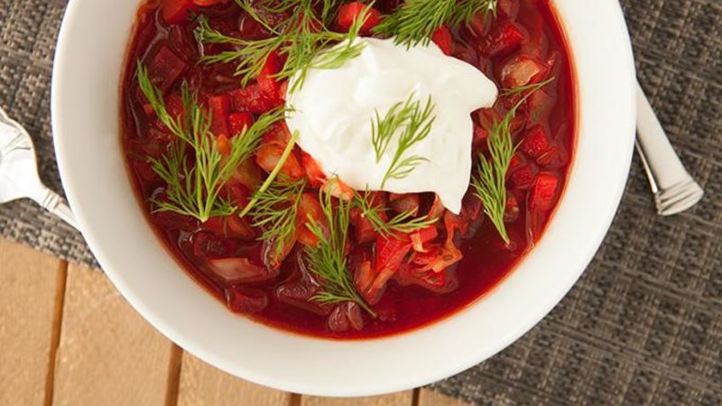 Spicy Borscht Soup Recipe - Tablespoon.com