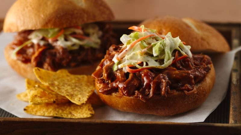 Slow-Cooker Pulled Jerk Pork Sandwiches