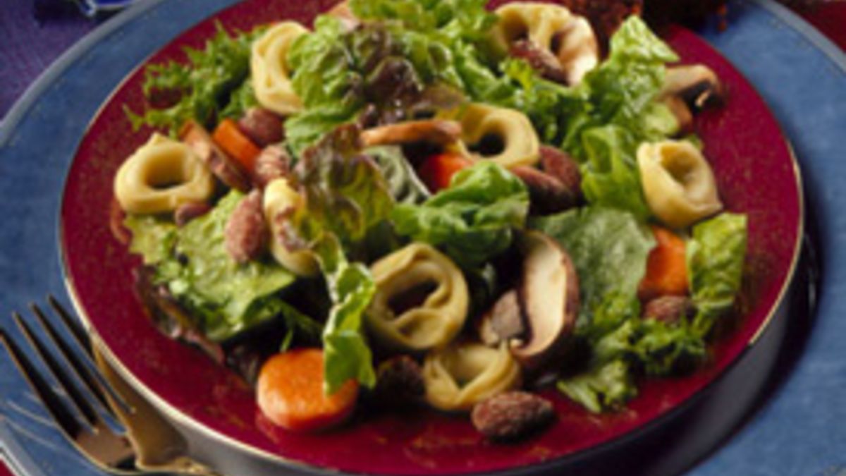 Weeknight Tortellini Dinner Salad