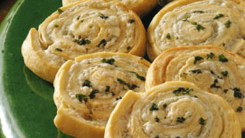 Three-Cheese Crescent Twirls