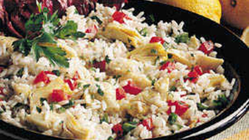 Artichoke-Rice Salad Recipe - BettyCrocker.com