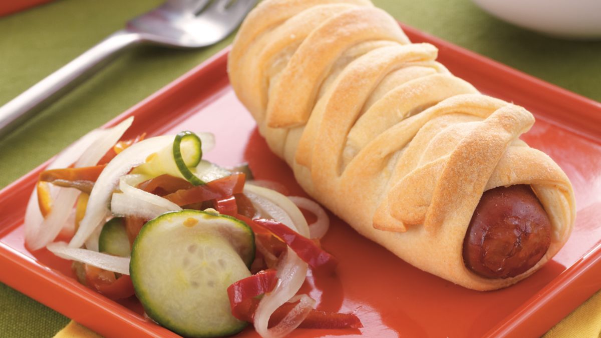 Sausage Mummy Pull Apart Rolls