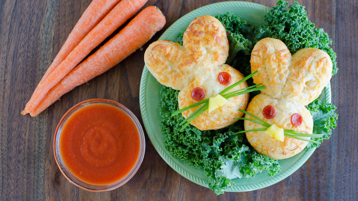 Crescent Bunny Pizza Dunkers