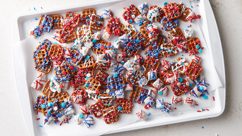 Fourth of July Chex Mix