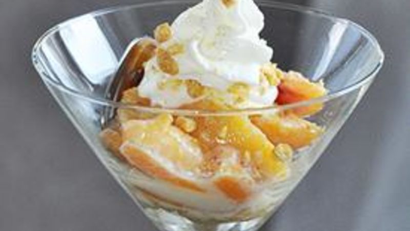 Skinny Dulce de Leche Peaches Recipe - Tablespoon.com