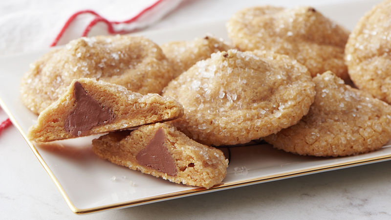 Inside-Out Peanut Butter Blossoms