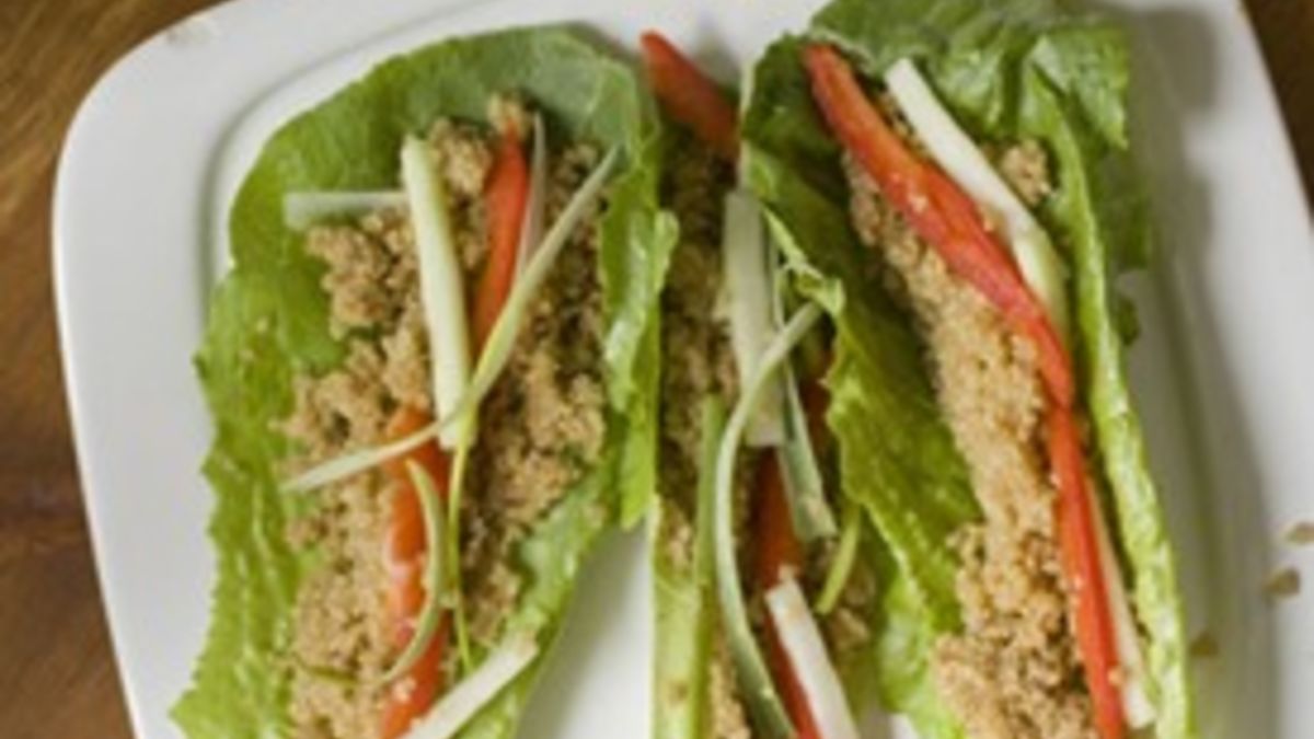Quinoa Lettuce Wraps