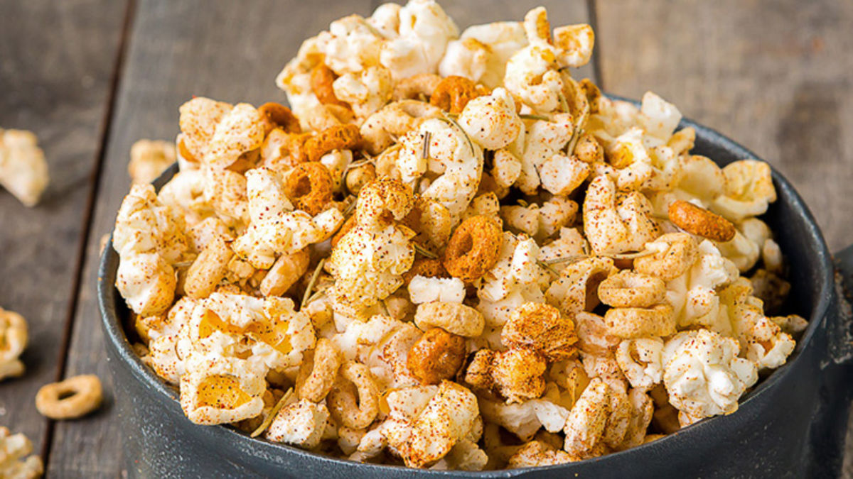 Spicy Popcorn and Cheerios™