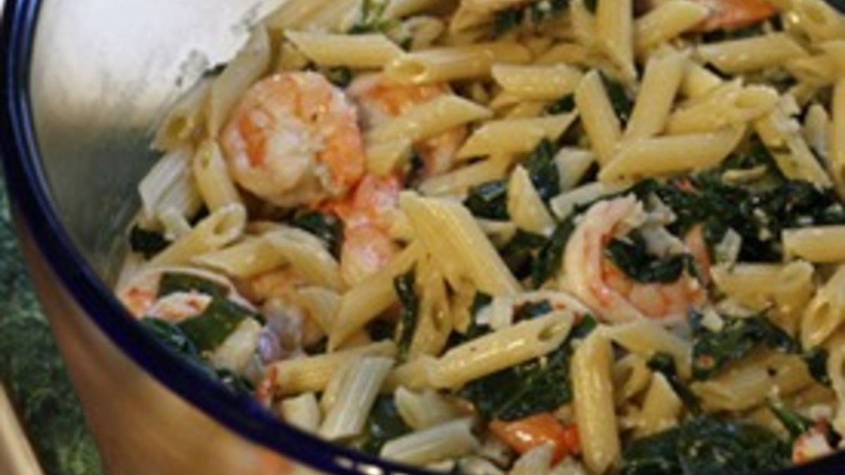 Creamy Gorgonzola and Shrimp Pasta