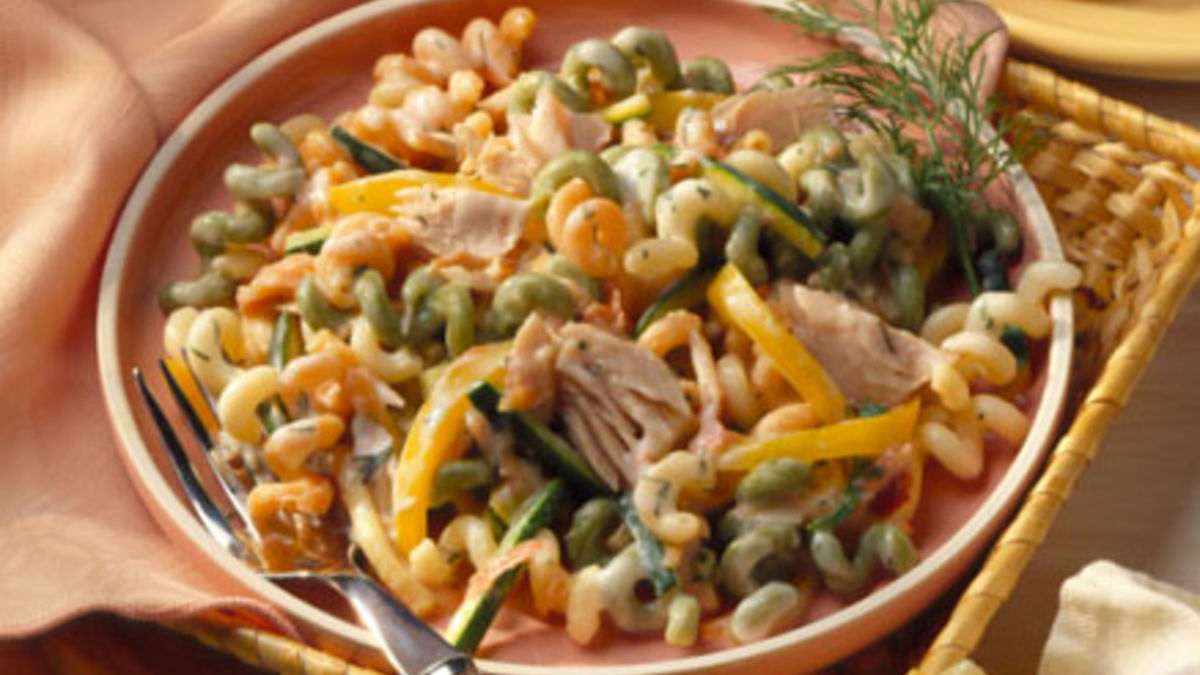 Fusilli with Smoked Salmon