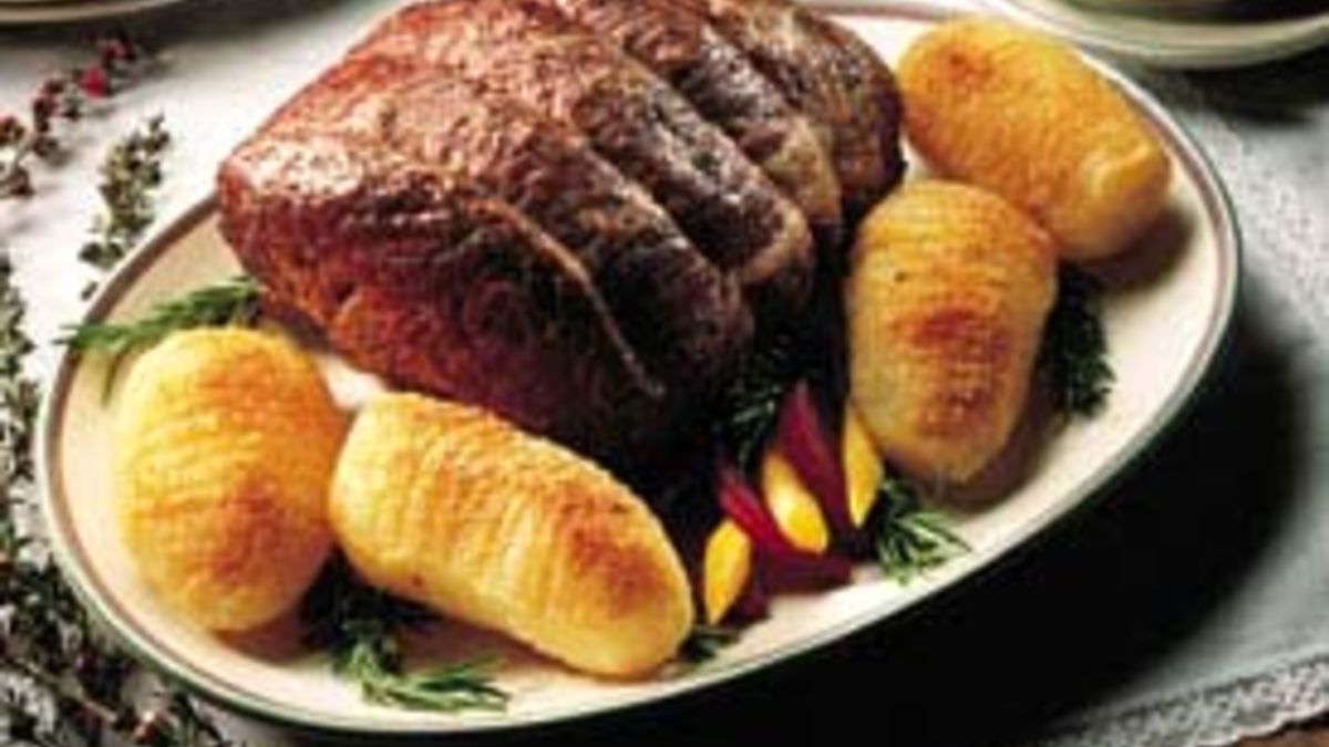 Beef and Butter-Fan Potatoes