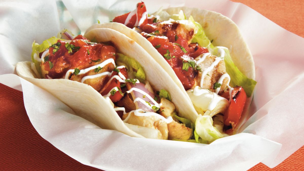 Grilled Chicken Soft Tacos