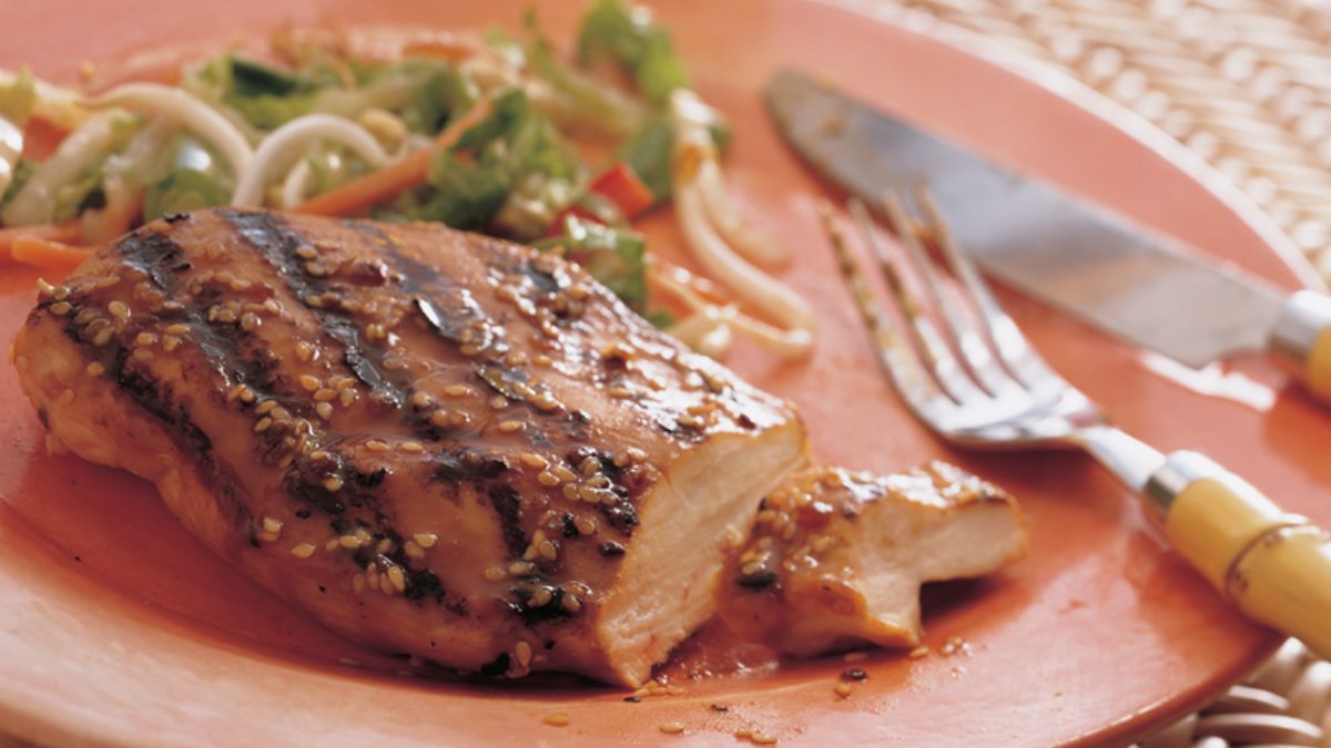 Grilled Sesame-Ginger Chicken