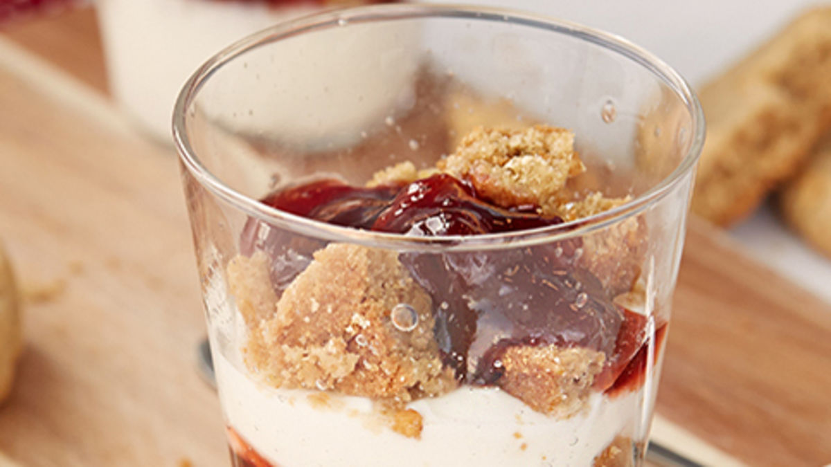 Gluten-Free Peanut Butter and Jam Yogurt Parfaits