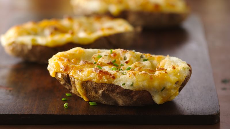 Twice Baked Potatoes prepared recipe