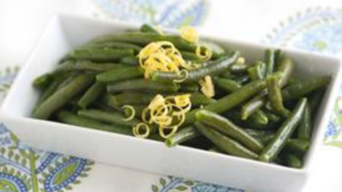 Lemony Green Beans