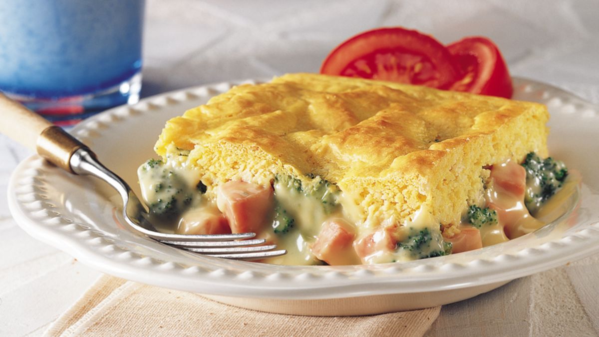 Ham and Broccoli Cheese Pot Pie