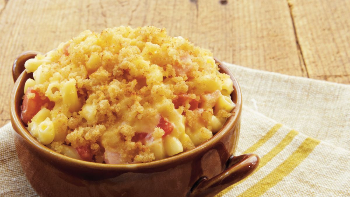 Cheesy Macaroni with Ham
