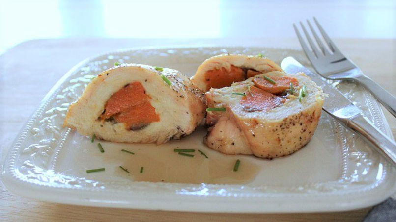 Sweet Potato Stuffed Chicken Breast