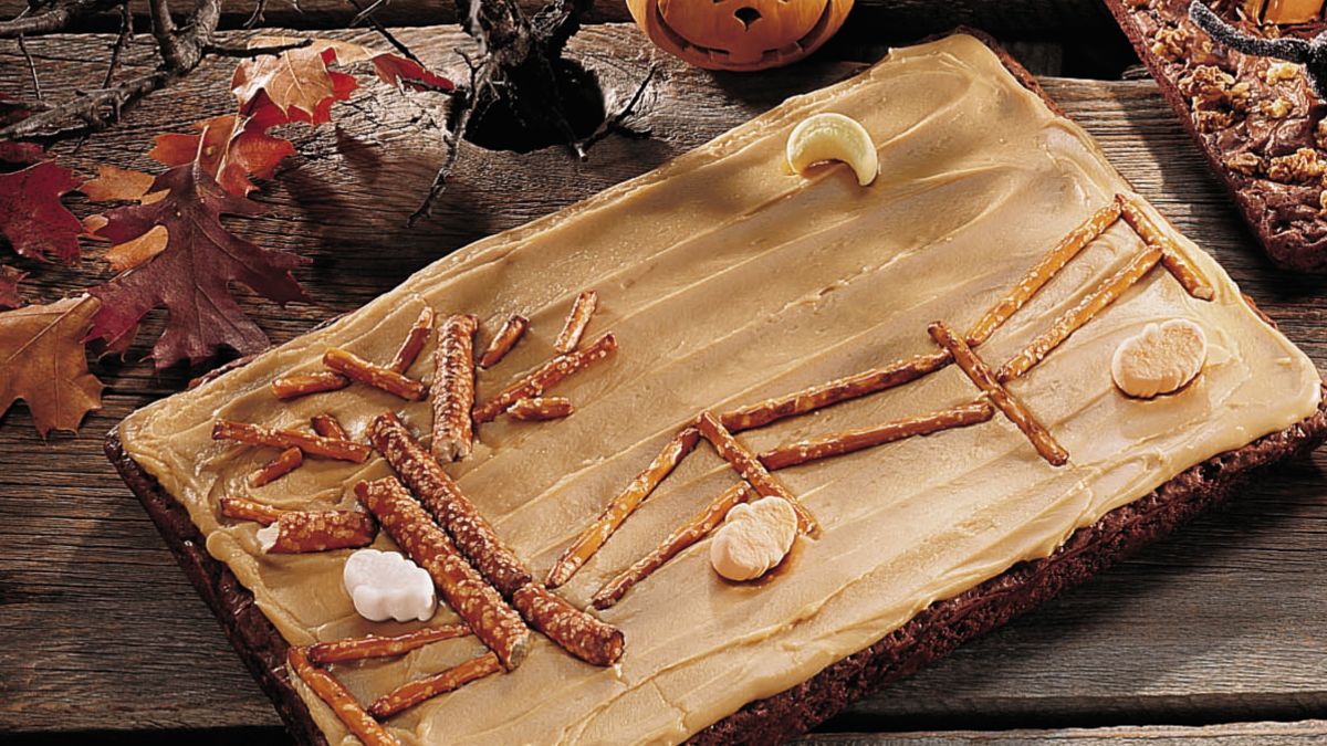 "Scary Night" Caramel Brownies