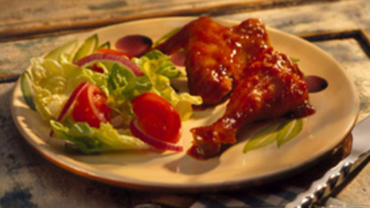 Oven-Barbecued Chicken