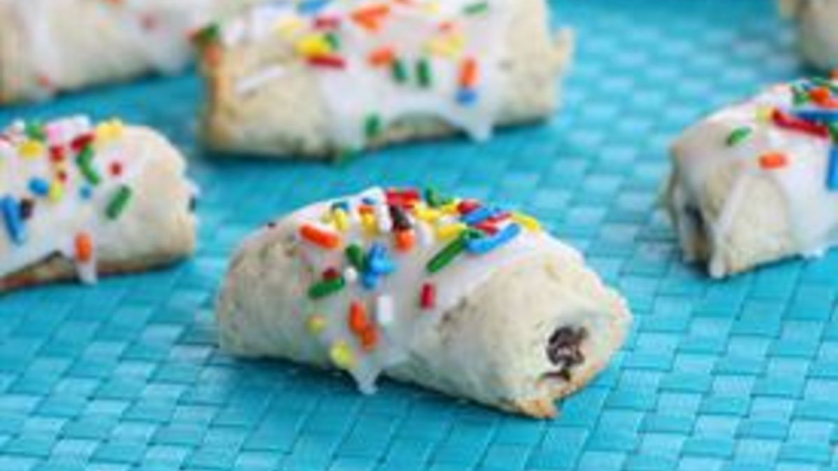 Rainbow Cucidati (Fig Cookies)