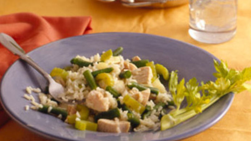 Chicken and Green Beans with Rice