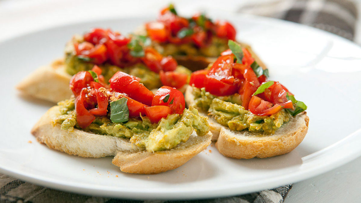 Mexican Avocado Bruschetta