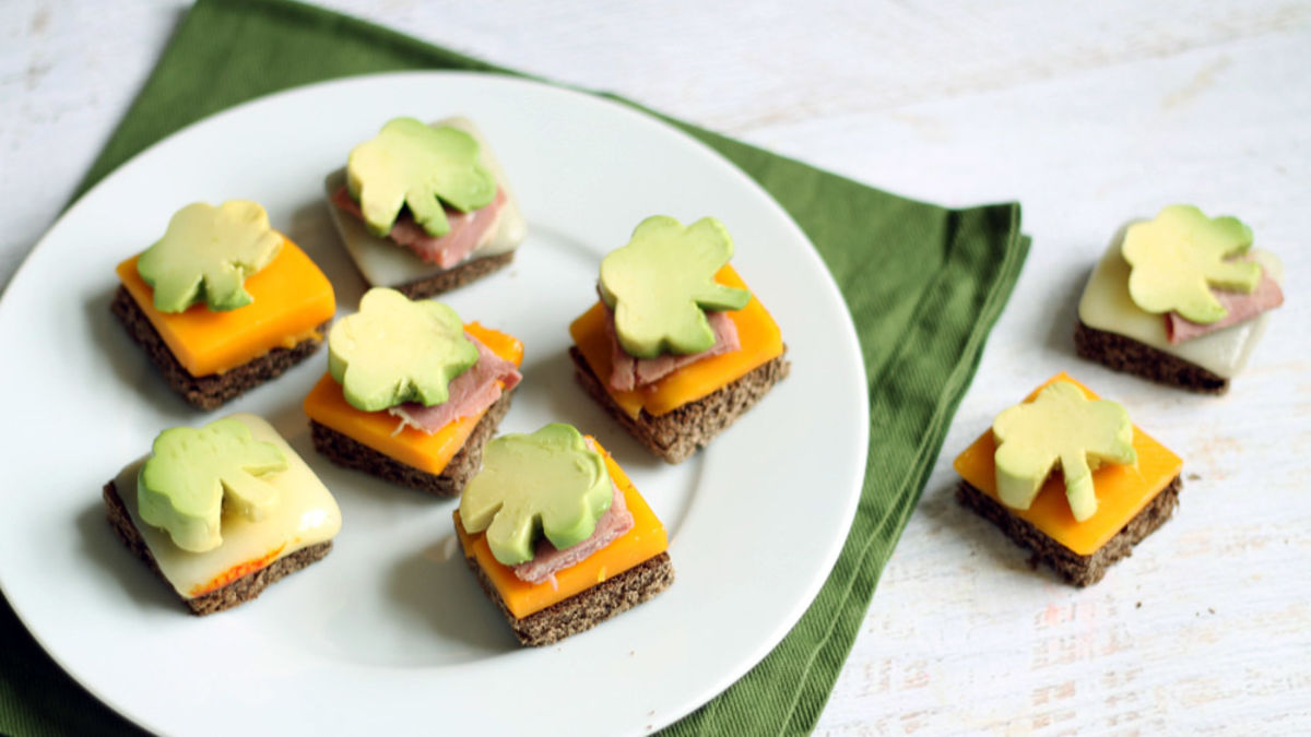 Shamrock Avocado Bites