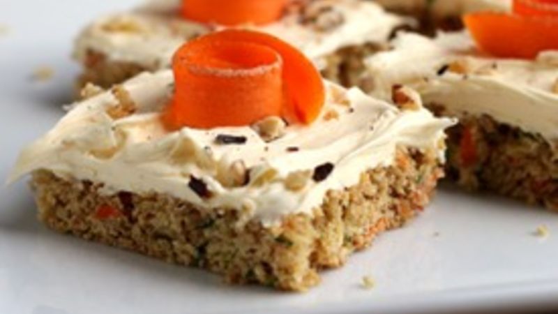Carrot Zucchini Bars Recipe - Tablespoon.com