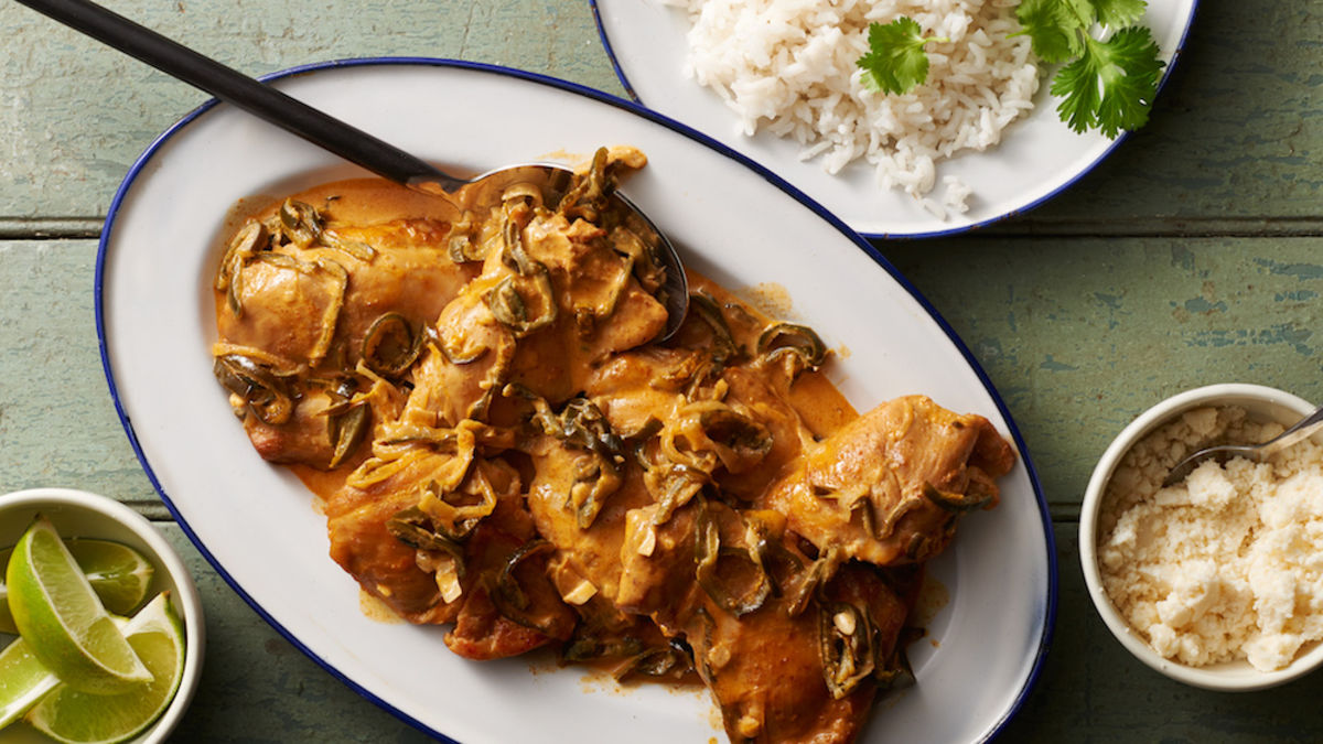 Slow-Cooker Poblano Chicken
