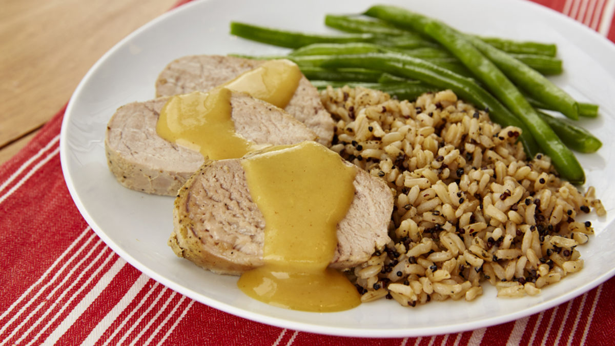 Slow-Cooker Honey Dijon Pork Tenderloin
