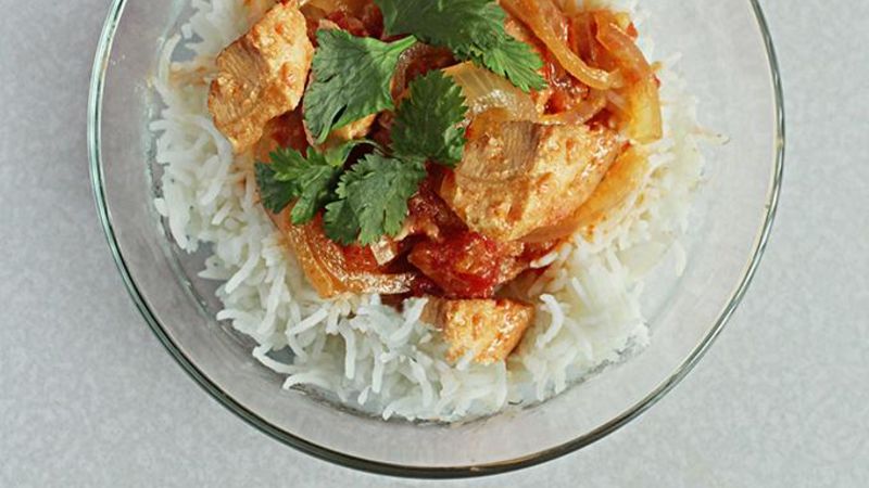 Spicy Slow-Cooker Chicken with Coconut Cream Sauce Recipe - Tablespoon.com