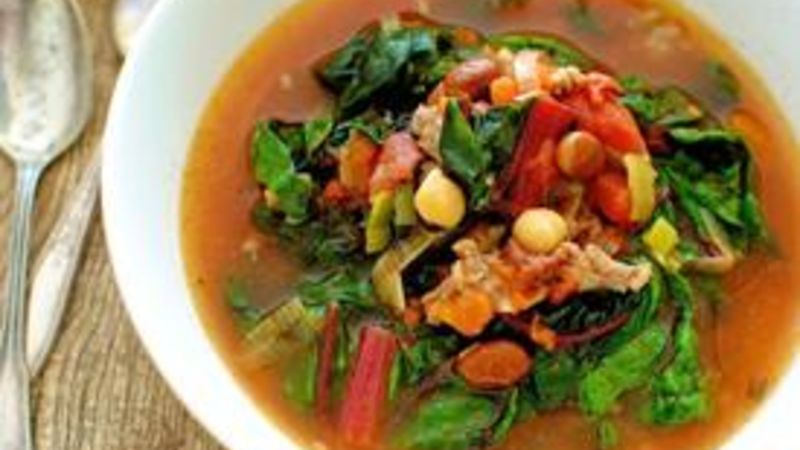 Slow-Cooker Christmas Kitchen Sink Soup Recipe - Tablespoon.com