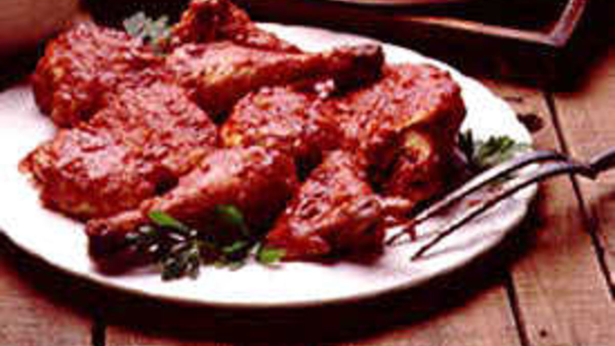 Grilled Mouth-Watering Barbecued Chicken