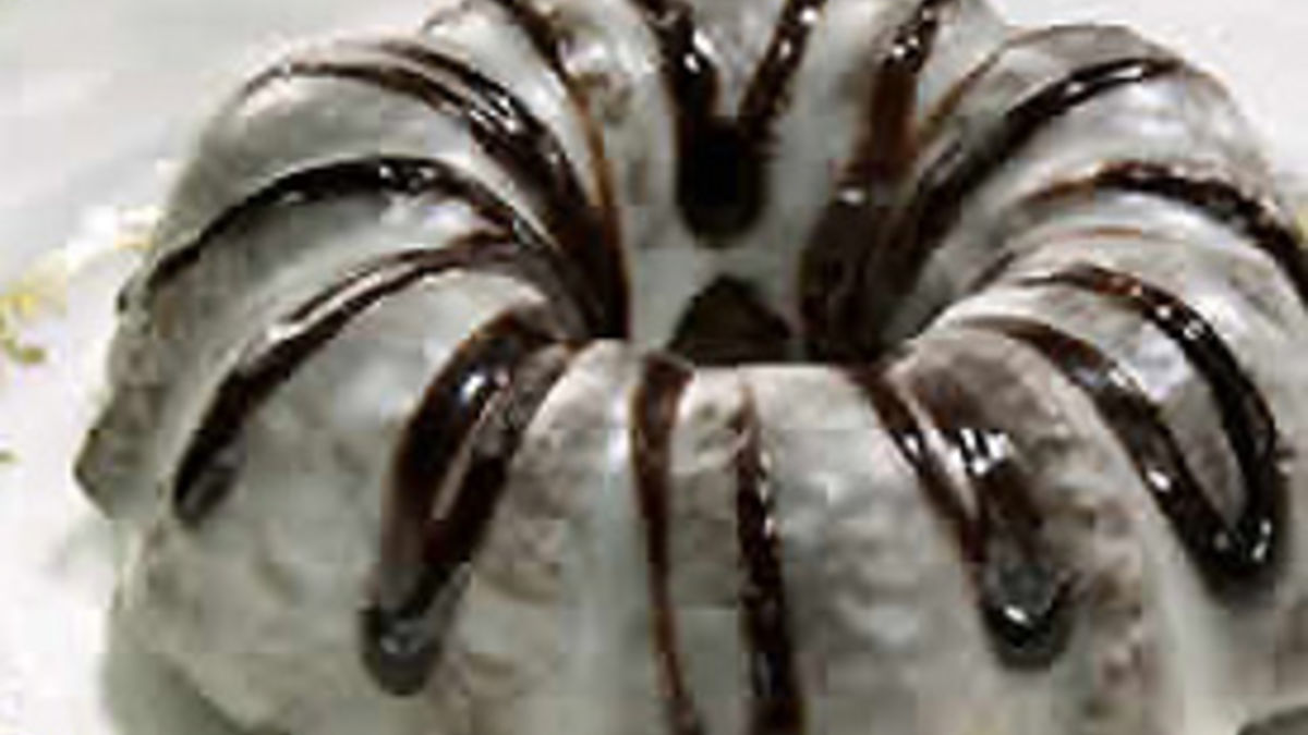 Zebra Brownie Doughnuts
