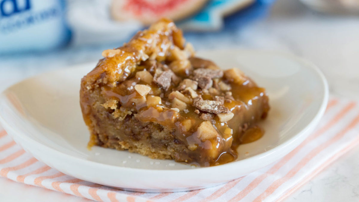 Salted Caramel Blondies