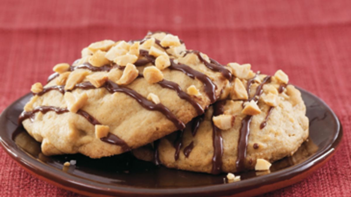 PB and Banana Cake Cookies