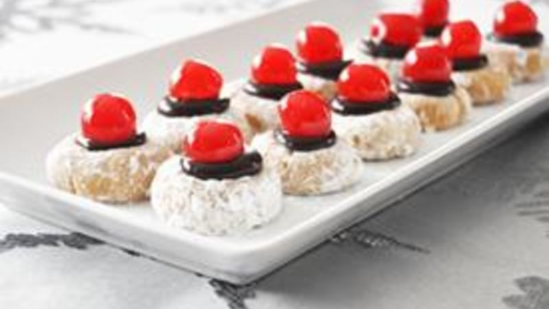 Dark Chocolate Cherry Thumbprints Recipe - Tablespoon.com