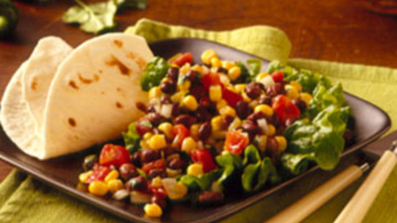 Heart Healthy Cookbook Corn and Black Bean Salad Recipe - BettyCrocker.com