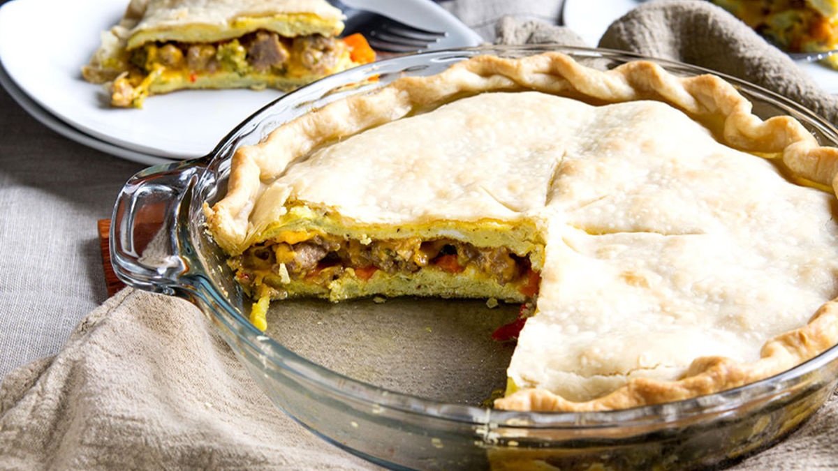 Sausage and Veggie Breakfast Pot Pie