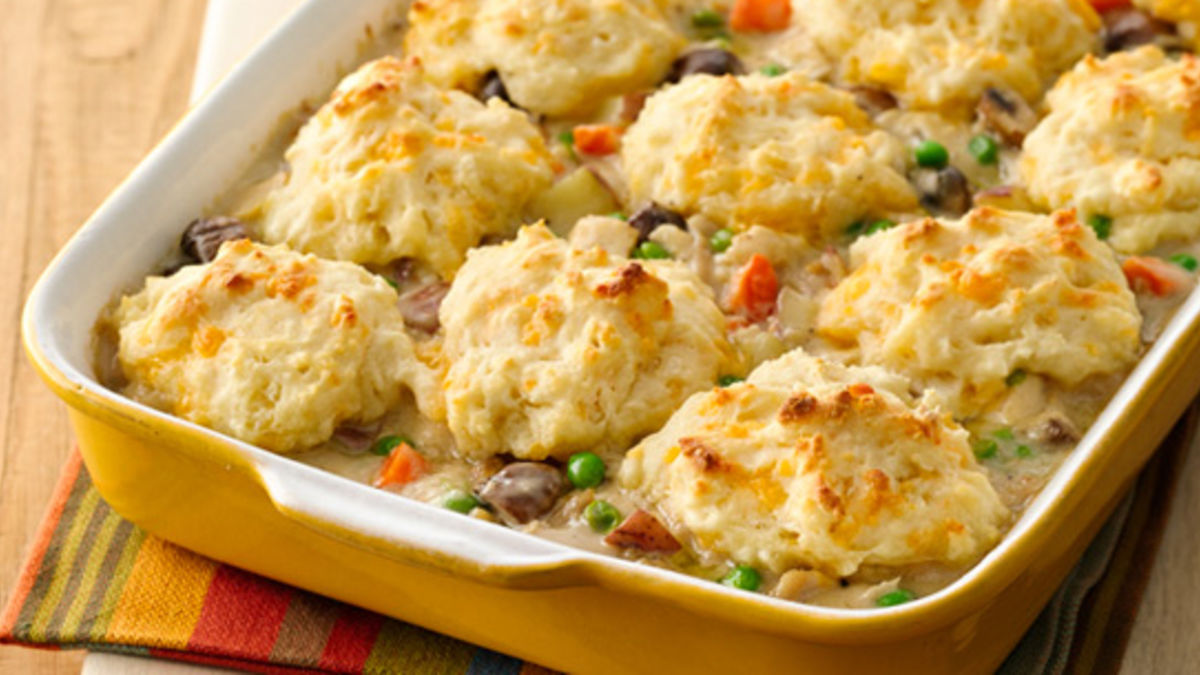 Chicken and Biscuits Pot Pie