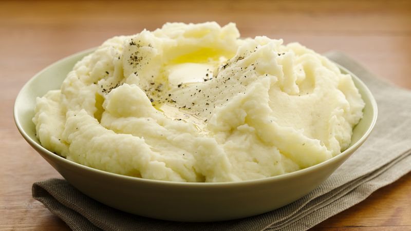 Velvet Mashed Potatoes prepared recipe in a bowl