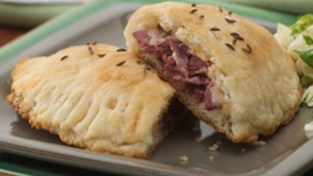 Corned Beef Biscuit Sandwiches