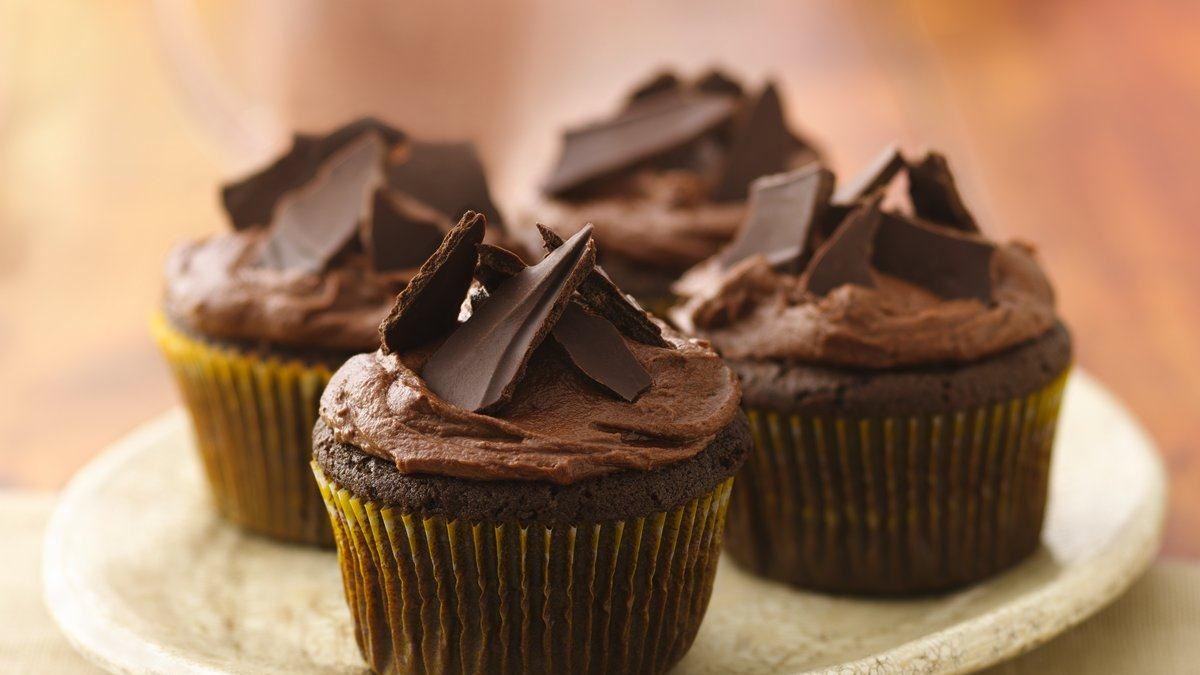 Aztec Chile-Chocolate Cupcakes