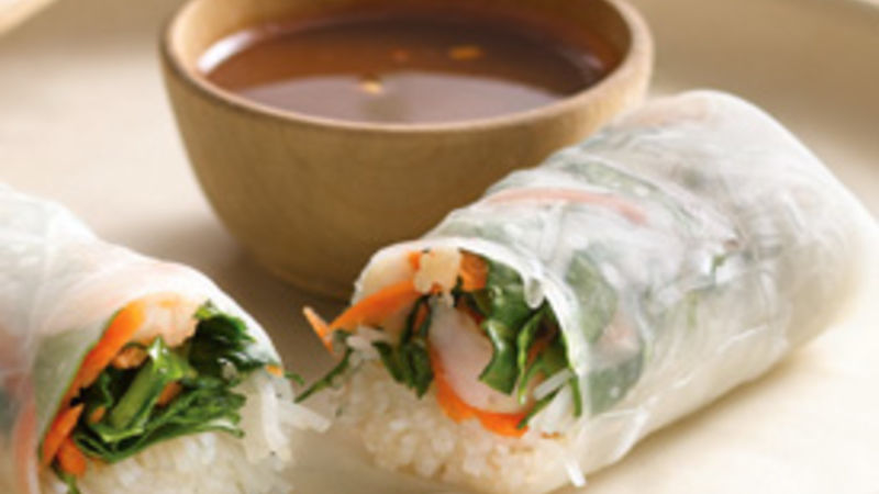 Vegetarian Salad Rolls Recipe - Tablespoon.com