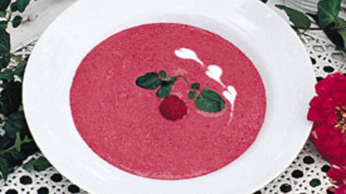 Chilled Raspberry Soup